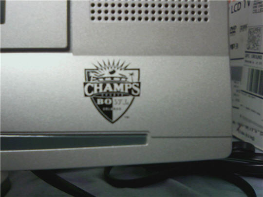 Back of Champs Sports Bowl TV